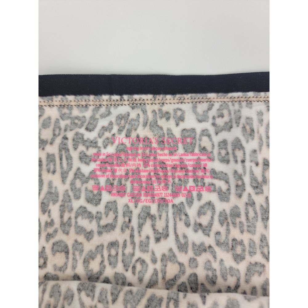 Victoria's Secret PINK Panty Bundle 3PK Leopard Lace Seamless XL Hipster Cheeky - Picture 5 of 16